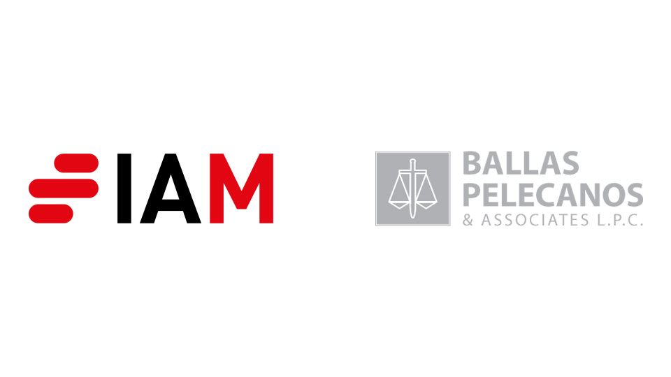 Ballas Pelecanos Law is, once again, ranked in the GOLD Tier of law firms in Greece by IAM Patent 1000, recognizing its internationally acclaimed expertise in patent law