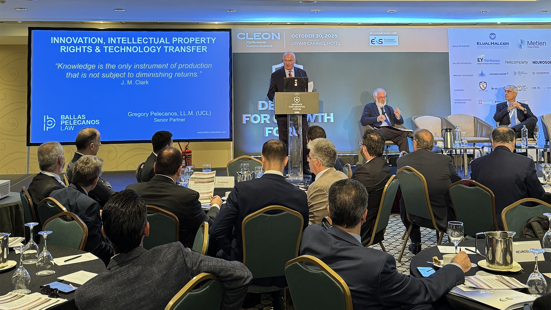 Ballas Pelecanos Law participates in the Defence for Growth Forum 2025