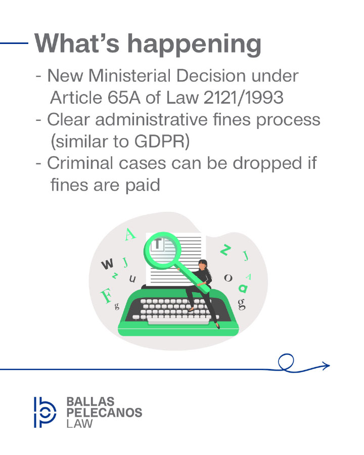 Administrative copyright fines in Greece: A new era of rapid enforcement